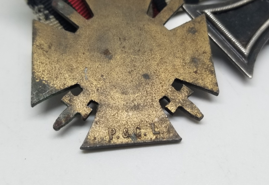 ALMAN DEMİR HAÇ VE ALMAN LİYAKAT MADALYALI NADİR ÇİFTLİ MADALYA