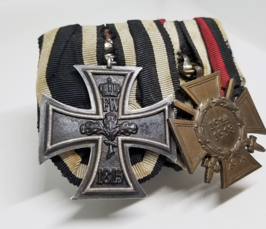 ALMAN DEMİR HAÇ VE ALMAN LİYAKAT MADALYALI NADİR ÇİFTLİ MADALYA