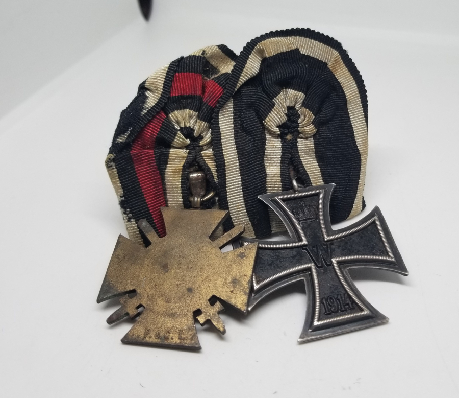 ALMAN DEMİR HAÇ VE ALMAN LİYAKAT MADALYALI NADİR ÇİFTLİ MADALYA