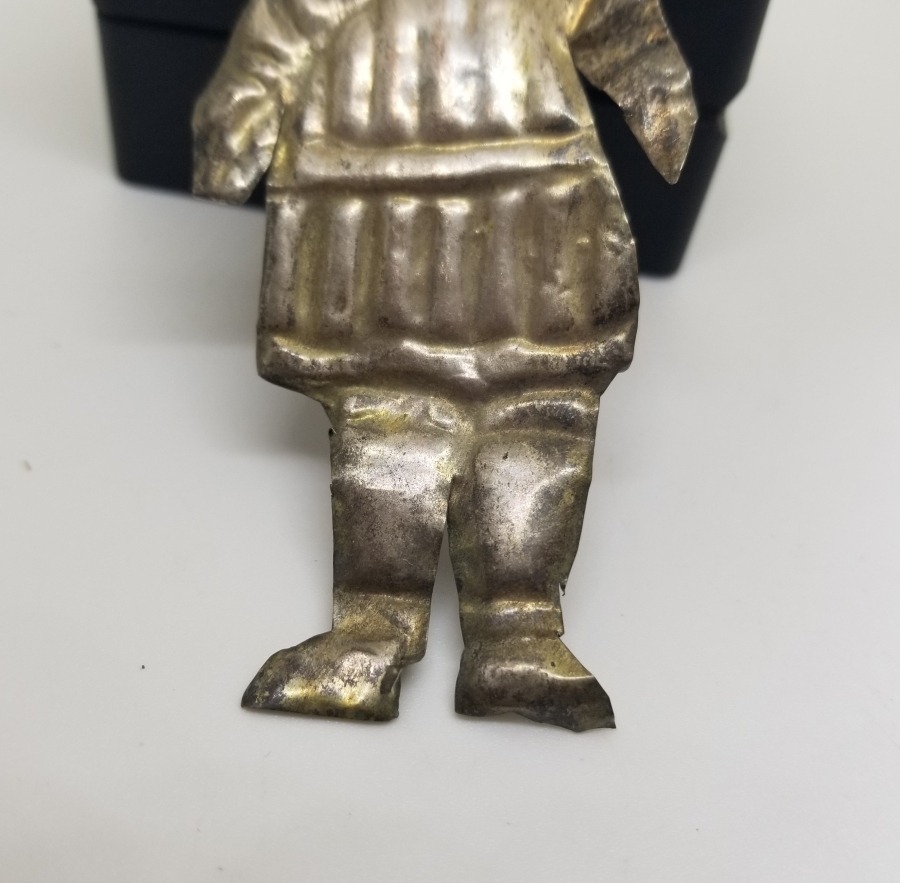 OSMANLI DÖNEMİ RUM İŞİ GÜMÜŞ KADIN FORMLU ADAKLIK