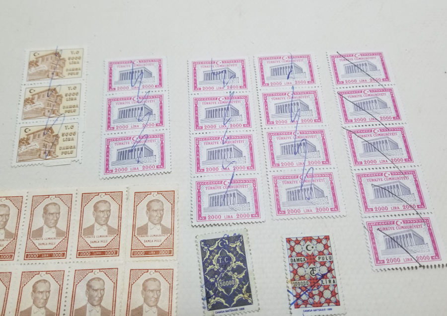 ANTİKA YERLİ PUL LOTU