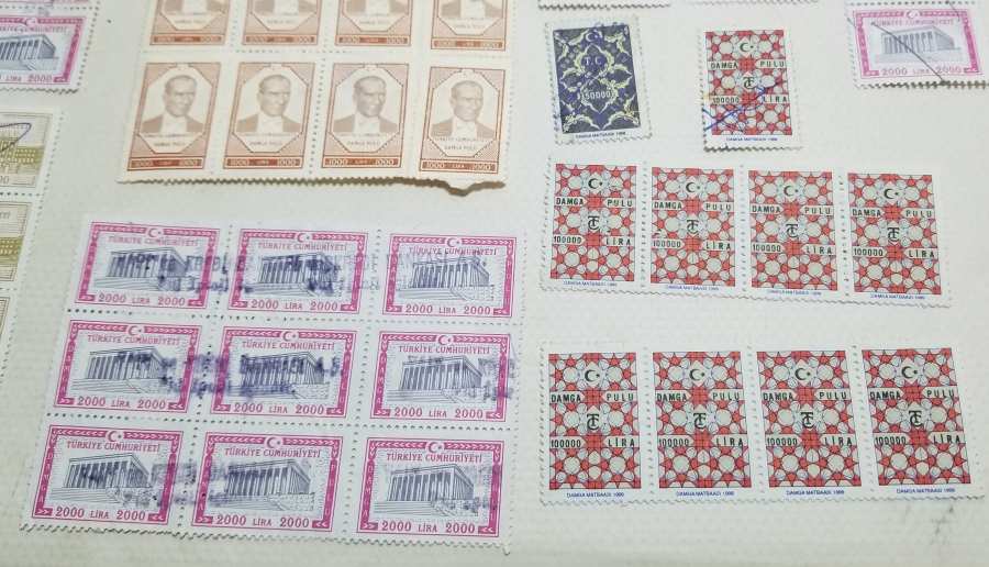 ANTİKA YERLİ PUL LOTU