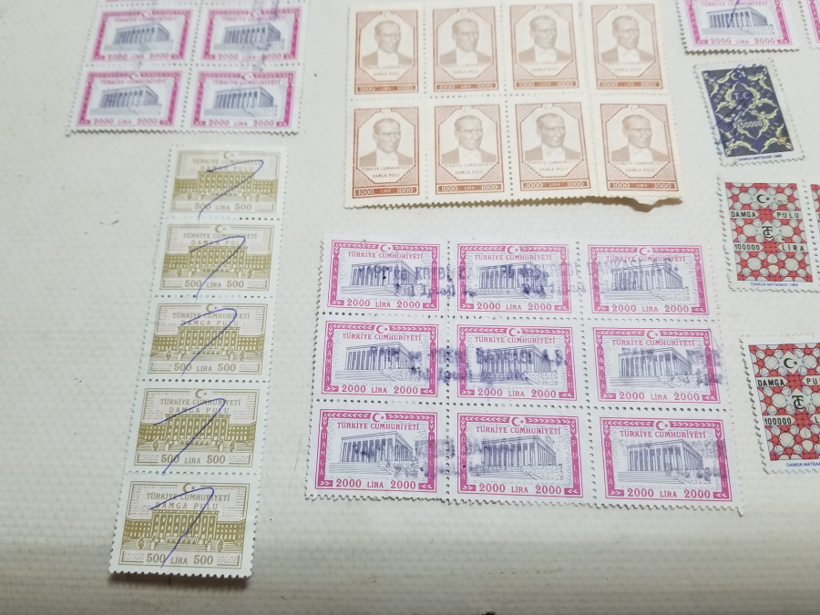 ANTİKA YERLİ PUL LOTU