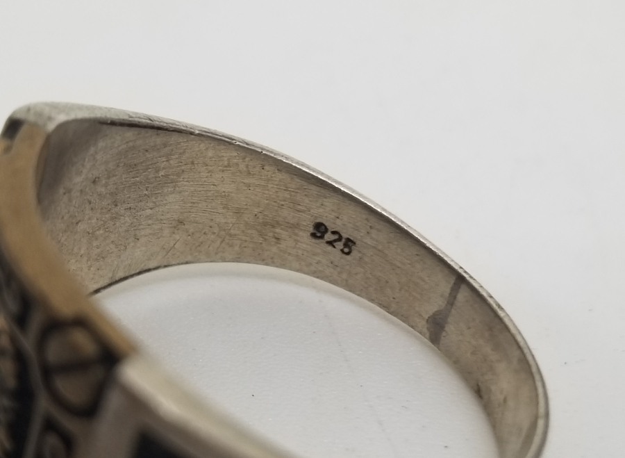 ÜZERİ DEVLET ARMALI GÜMÜŞ YÜZÜK