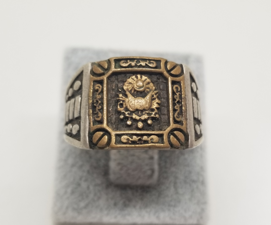 ÜZERİ DEVLET ARMALI GÜMÜŞ YÜZÜK