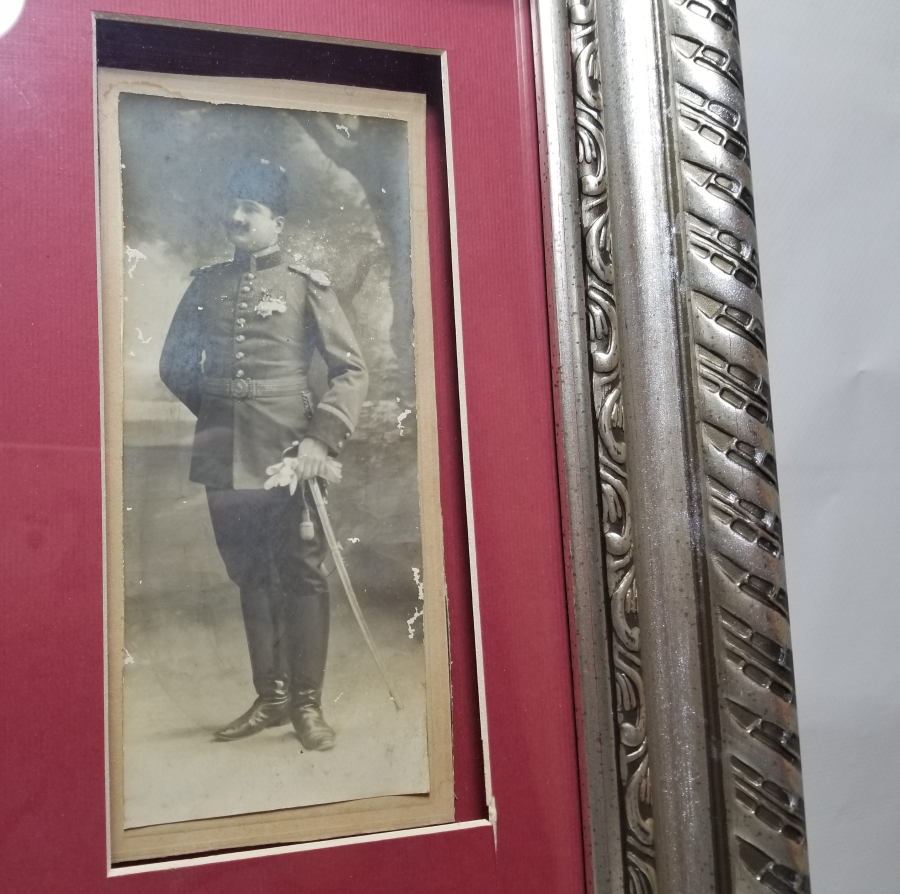 ENVER PAŞA MÜHÜRLÜ 1. DÜNYA SAVAŞI DÖNEMİ BİR SUBAYIMIZA AİT TERFİ BERATI - FOTOĞRAF VE MADALYA SETİ