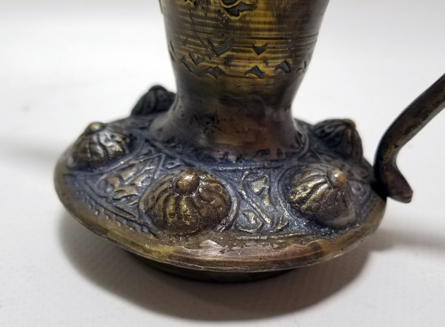 ALTI DAMGALI BRONZ DÖKÜM KAHVEDAN - MIRRA