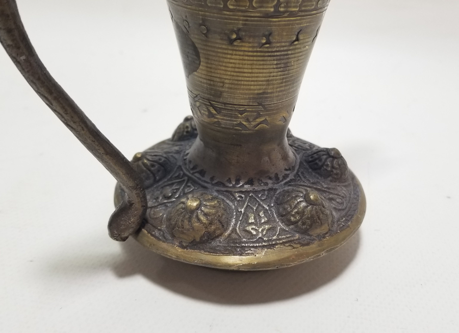 ALTI DAMGALI BRONZ DÖKÜM KAHVEDAN - MIRRA