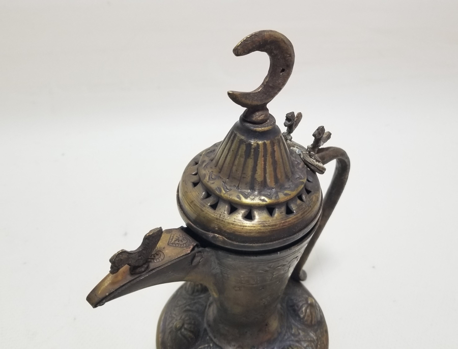 ALTI DAMGALI BRONZ DÖKÜM KAHVEDAN - MIRRA