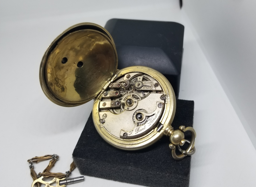 ÇİL KASALI OSMANLI DÖNEMİ SUBAY CEP SAATİ