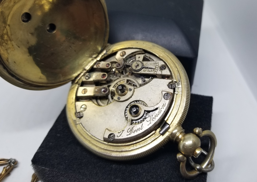 ÇİL KASALI OSMANLI DÖNEMİ SUBAY CEP SAATİ