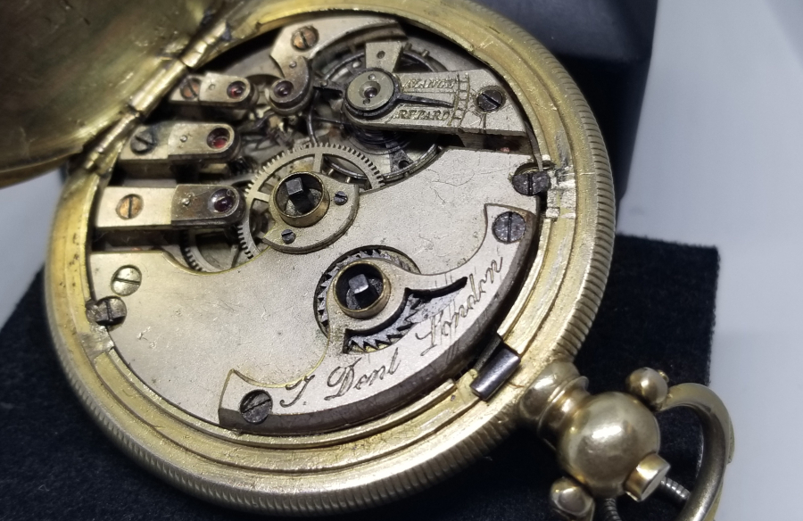 ÇİL KASALI OSMANLI DÖNEMİ SUBAY CEP SAATİ