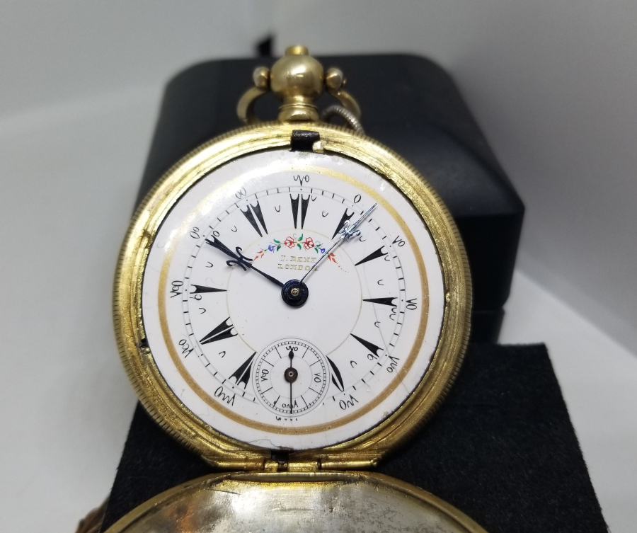 ÇİL KASALI OSMANLI DÖNEMİ SUBAY CEP SAATİ