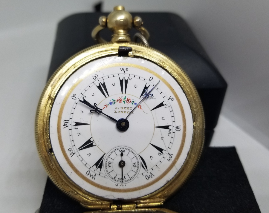 ÇİL KASALI OSMANLI DÖNEMİ SUBAY CEP SAATİ