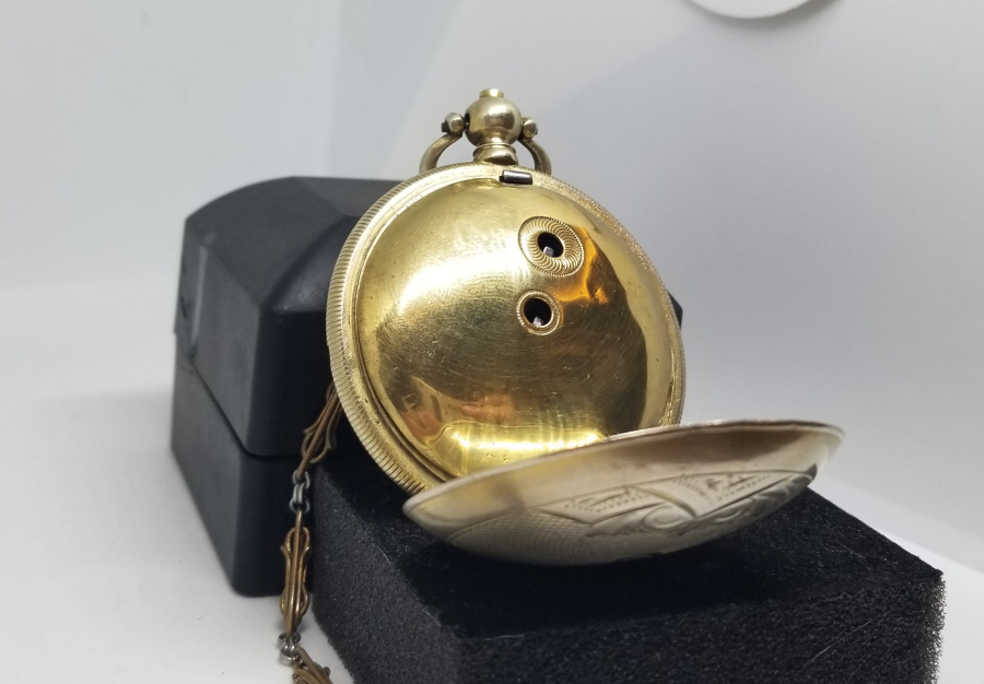 ÇİL KASALI OSMANLI DÖNEMİ SUBAY CEP SAATİ