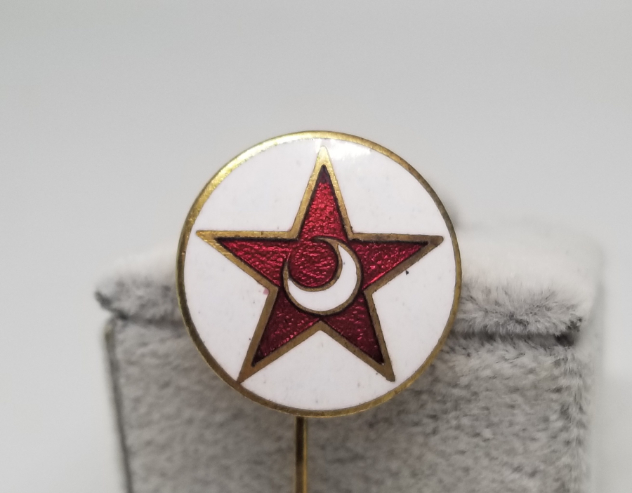 OSMANLI DÖNEMİ MİNE İŞÇİLİKLİ ÇOK NADİR HİMAYE-İ ETFAL ROZET