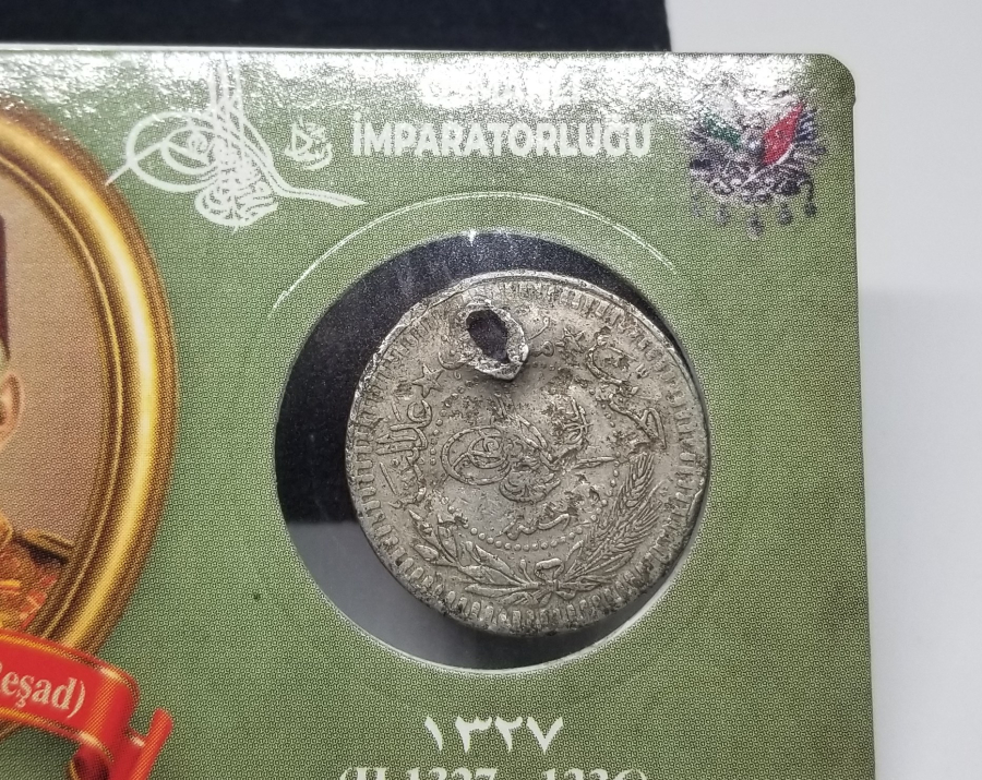 MEHMET REŞAT HAN DÖNEMİ KOLEKSİYONLUK NİKEL 40 PARA