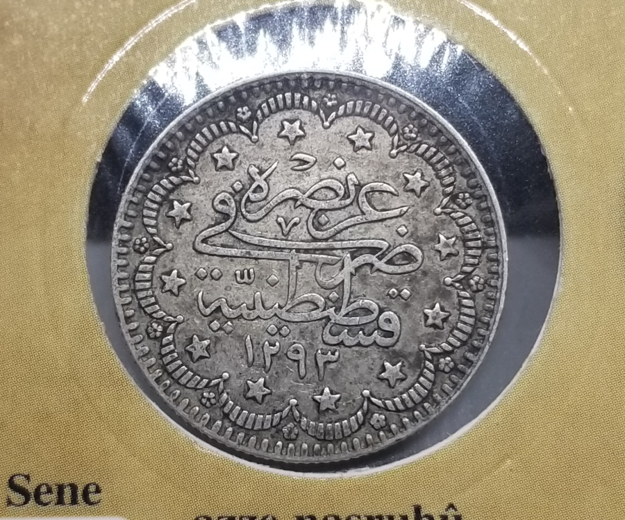 SULTAN ABDÜLHAMİD HAN DÖNEMİ GÜMÜŞ 5 KURUŞ PARA