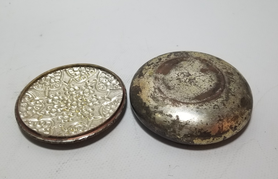 GÜMÜŞ KAPLAMA ANTİKA KAPAKLI KUTU