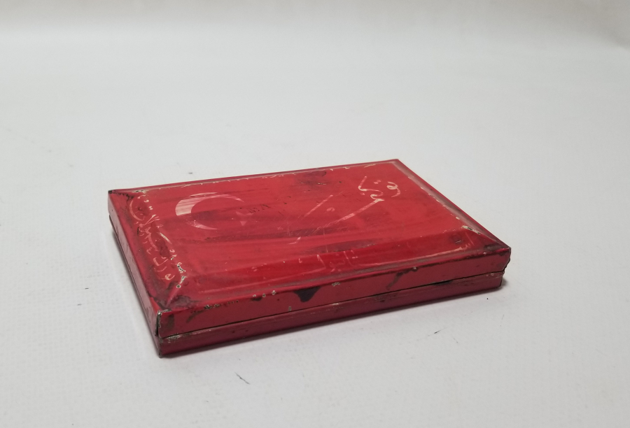 CUMHURİYET BAŞLARI ÜZERİ OSMANLICA YAZILI VE AY YILDIZLI ÇOK NADİR MÜREKKEP STAMPASI