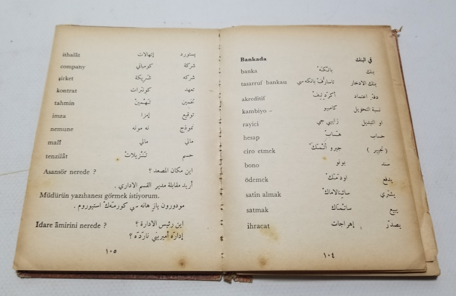 ANTİKA ARAPÇA - TÜRKÇE SÖZLÜK