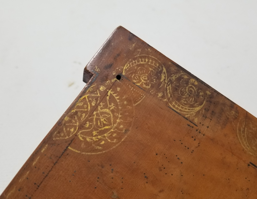 ÜZERİ ALTIN VERMEYLİ OSMANLI DÖNEMİ RUBU TAHTASI