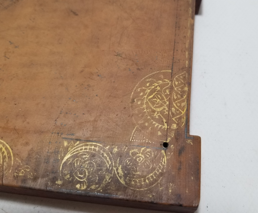 ÜZERİ ALTIN VERMEYLİ OSMANLI DÖNEMİ RUBU TAHTASI