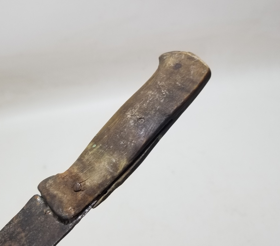 ÜZERİ USTA DAMGALI VE BOYNUZ SAPLI NADİR BALKAN KUŞAK KAMASI