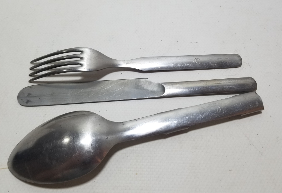 1. DÜNYA SAVAŞI DÖNEMİ HİLALİ AHMER ÇATAL-KAŞIK-BIÇAK TAKIMI