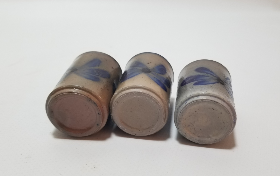 EL BOYAMA ANTİKA SERAMİK SHOT BARDAĞI LOTU