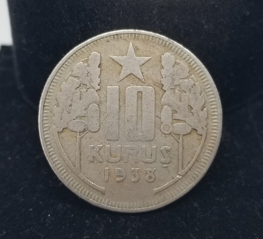 1938 YILI KOLEKSİYONLUK 10 KURUŞ