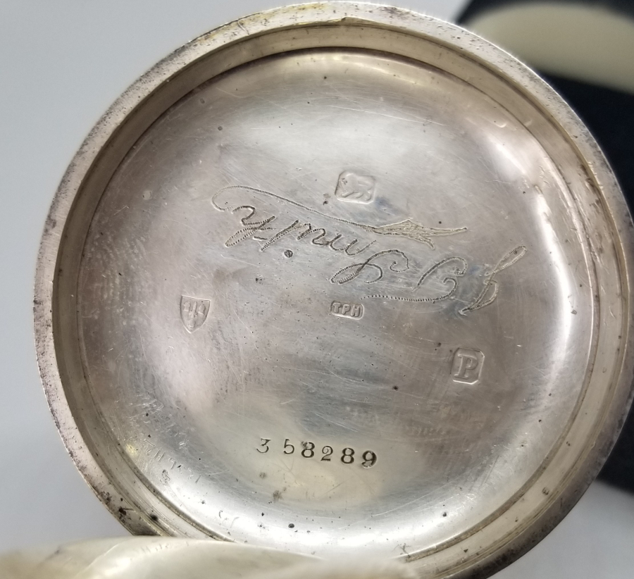 NADİR FORMDA GÜMÜŞ KASA İNGİLİZ YAPIMI KURMALI CEP SAATİ