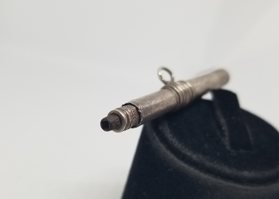 OSMANLI DÖNEMİ GÜMÜŞ KÖSTEK SALLAMASI FORMUNDA CEP SAATİ KURMA ANAHTARI