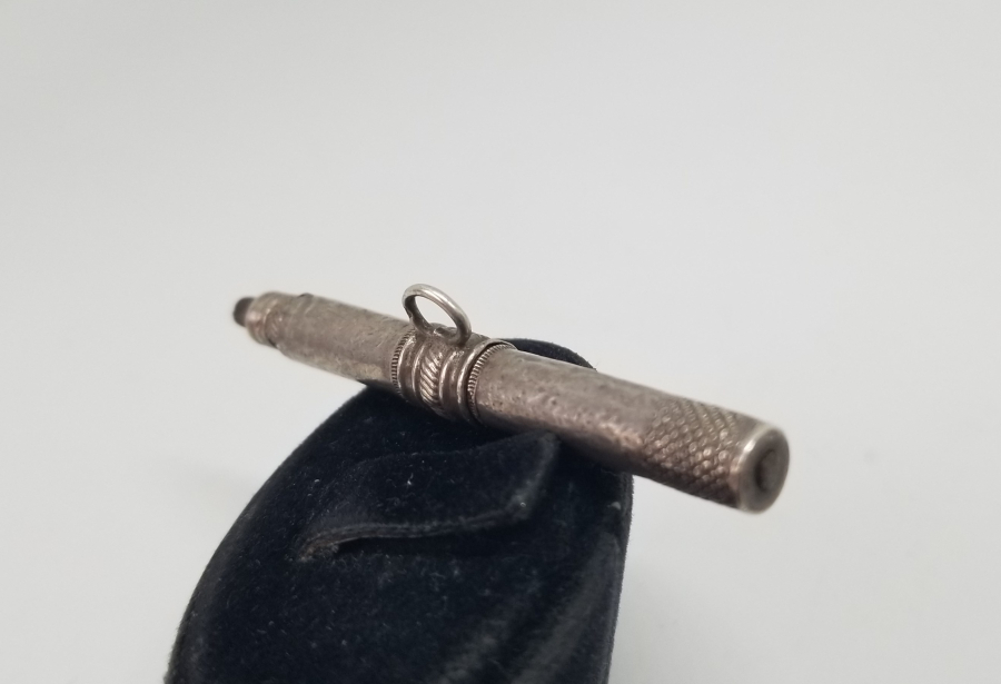 OSMANLI DÖNEMİ GÜMÜŞ KÖSTEK SALLAMASI FORMUNDA CEP SAATİ KURMA ANAHTARI