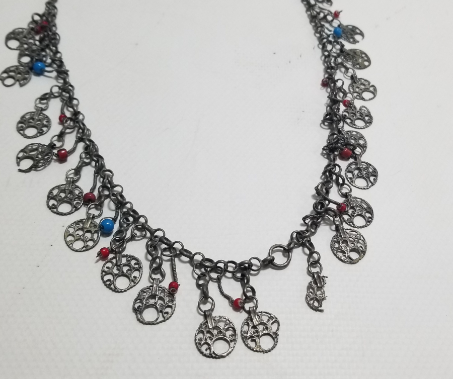 TELKARİ İŞÇİLİKLİ OSMANLI DÖNEMİ GÜMÜŞ GERDANLIK