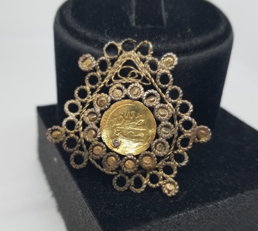 ORTASINDA OSMANLI ALTINI BULUNAN ABDÜLMECİD HAN DÖNEMİ ARMUDİ KOLYE