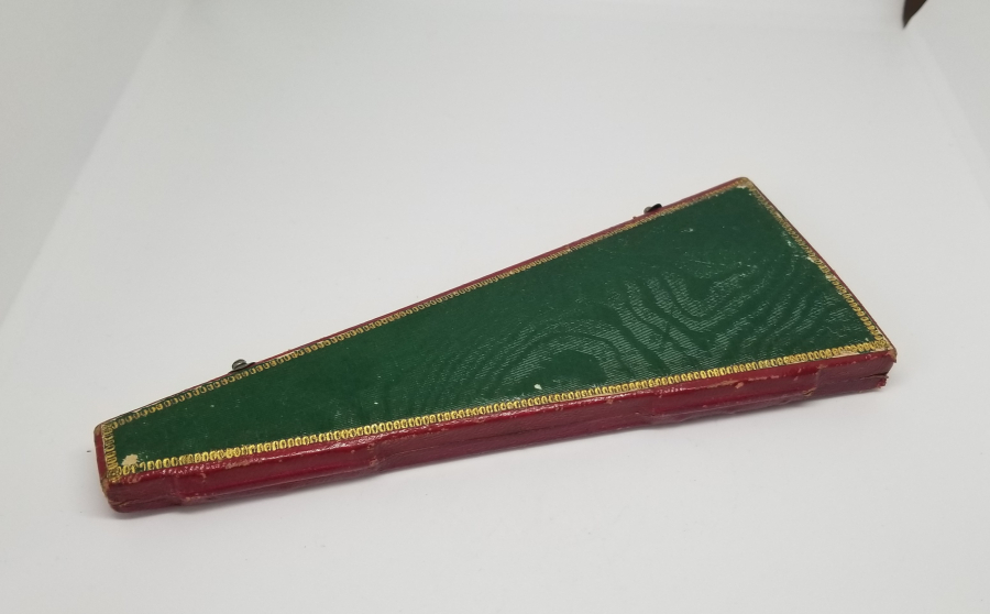 ORİJİNAL KUTUSUNDA OSMANLI DÖENMİ NADİR TİPTE HATTAT MAKASI