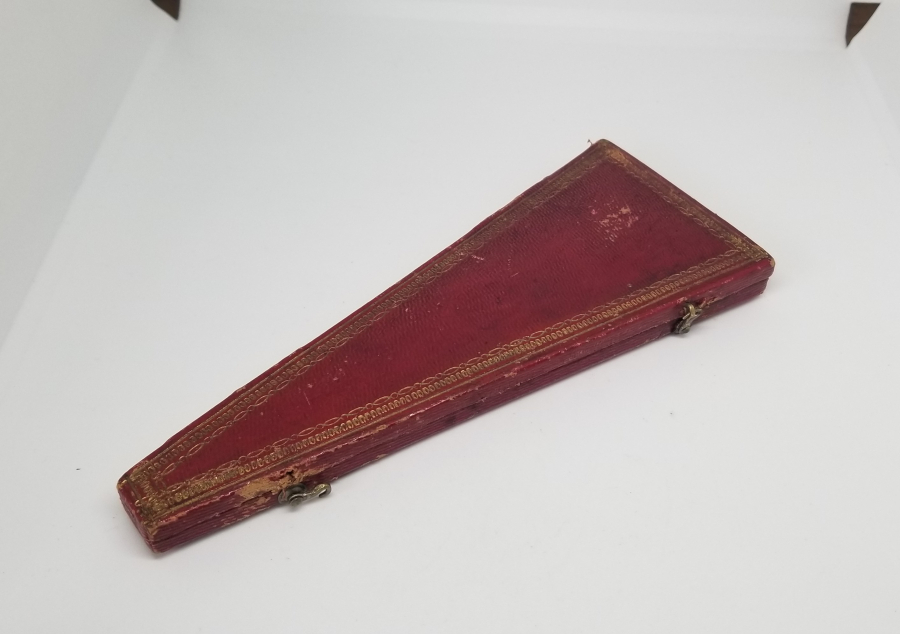 ORİJİNAL KUTUSUNDA OSMANLI DÖENMİ NADİR TİPTE HATTAT MAKASI