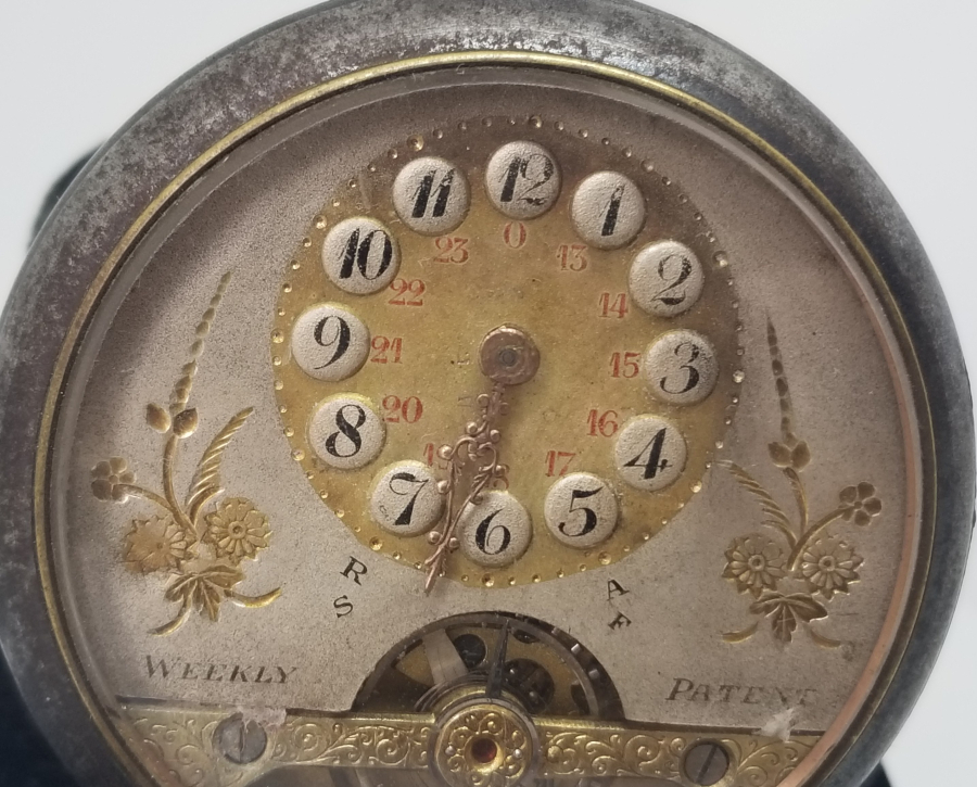 MENEVİŞ KASA 8 GÜNLÜK KURMALI CEP SAATİ