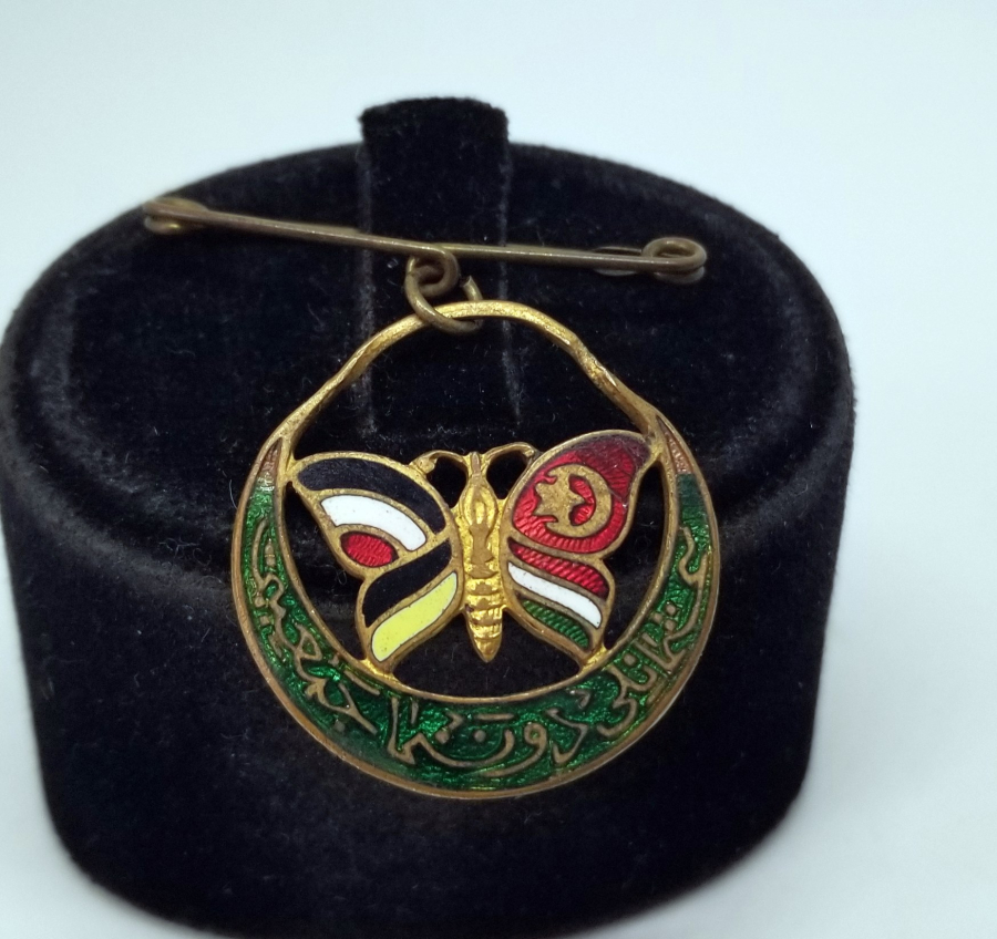 1. DÜNYA SAVAŞI DÖNEMİ DONANMA CEMİYETİ İTTİFAK ROZET