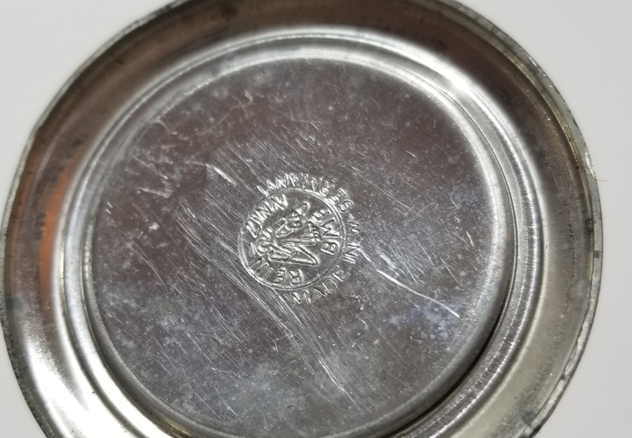 KAPAKLI ANTİKA CAM TANKART - BİRA BARDAĞI