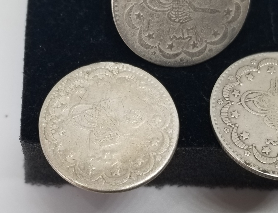 ABDÜLHAMİD HAN DÖNEMİ 3 ADET GÜMÜŞ 5 KURUŞ