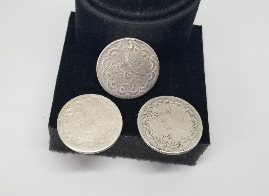 ABDÜLHAMİD HAN DÖNEMİ 3 ADET GÜMÜŞ 5 KURUŞ