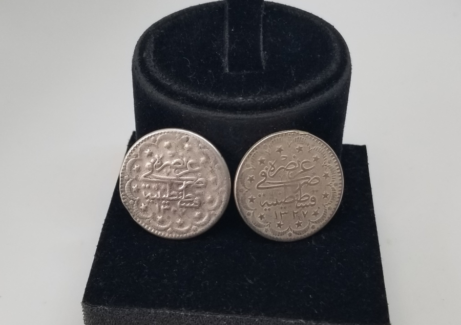 SULTAN MEHMET REŞAT HAN DÖNEMİ 2 ADET GÜMÜŞ 5 KURUŞ MECİDİYE