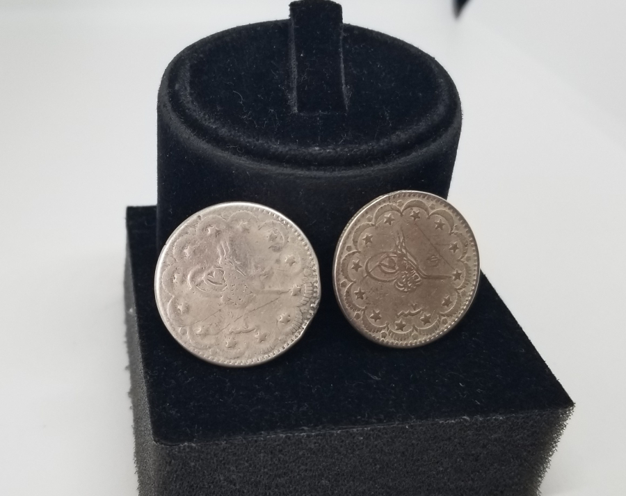 SULTAN MEHMET REŞAT HAN DÖNEMİ 2 ADET GÜMÜŞ 5 KURUŞ MECİDİYE