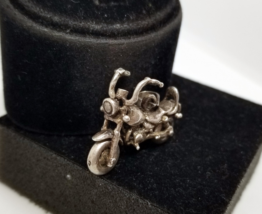 ÖZEL YAPIM HARLEY DAVIDSON FORMLU GÜMÜŞ KOLYE UCU