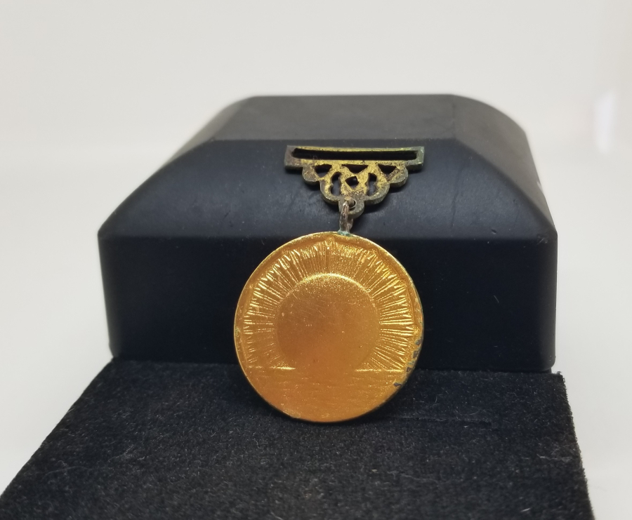 ORİJİNAL İPEK ASKISIYLA ALTIN KAPLAMA TUNÇ DONANMA İANE MADALYASI