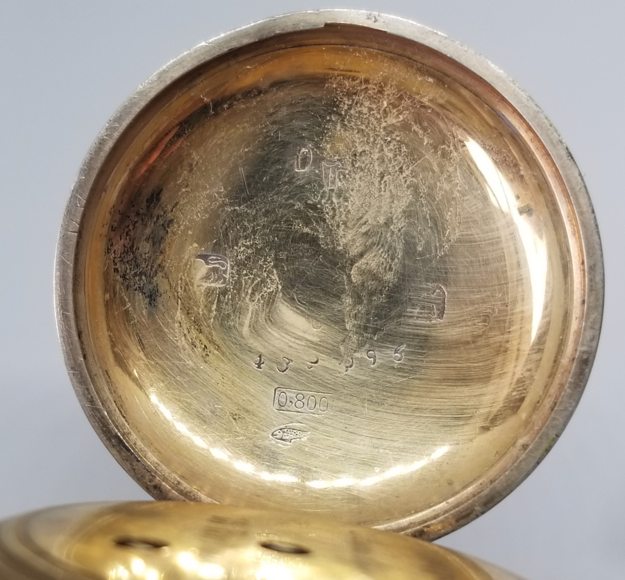 OSMANLI DÖNEMİ GÜMÜŞ KASA MİNE İŞÇİLİKLİ ÖZEL YAPIM CEP SAATİ