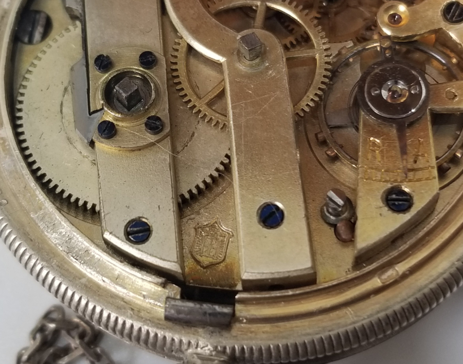 OSMANLI DÖNEMİ GÜMÜŞ KASA MİNE İŞÇİLİKLİ ÖZEL YAPIM CEP SAATİ