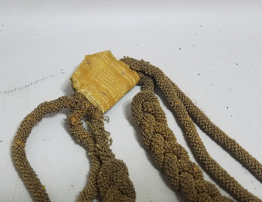 ALTIN SIRMA İŞÇİLİKLİ NADİR OSMANLI YAVER ASKISI